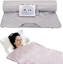 TZLGMDER Silver Sauna Blanket Weight Loss Sauna Blanket Detox Therapy Machine Personal Spa Zone 2
