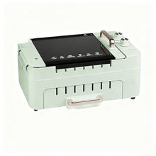 Multipurpose Hot Plate Grill Double Layer, Smokeless Electric Grill, 1000W Health BBQ Grill with Adjustable Temperature, for Outdoor Indoor Barbecue