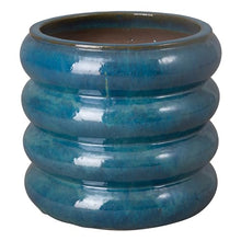 Emissary - Torus Planter Lg, Teal 23.5x21.5 H