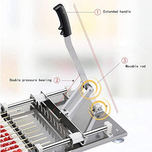 Etsuosy Stainless Steel Meat Skewer Maker Machine, BBQ Grilling Kit, 10 Skewers, 5.5 lbs