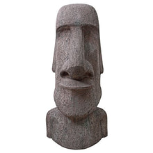 Design Toscano Easter Island Ahu Akivi Moai Monolith Garden Statue 72 in Grey Stone Finish