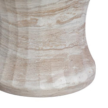 Armen Living Terralune Indoor Outdoor Side Table in Oasis Concrete Finish