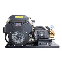 Canpump Belt Drive High Flow Pressure Washer 2200 PSI, 13.2 GPM – Triplex Power Washer Pump, 22 HP Loncin Engine – Electric Start, Industrial Grade, Fully Serviceable w/ External Unloader
