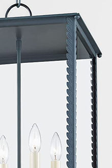 Troy Lighting Zuma 4 Light Outdoor Pendant Black 27" Tall 15" Wide