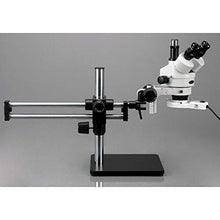 AmScope Professional Trinocular Stereo Zoom Microscope 7X-90X Black