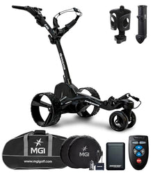 Certified Brands MGI Zip Navigator Electric Golf Cart with Travel Bag Bundle