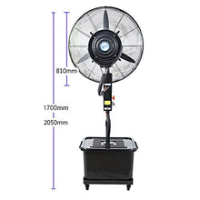 Oscillating Misting Fan With 3 Cooling Speeds 120°Oscillating Cooling Fan For Residential,Commercial,Restaurant And Industrial Misting Application,Fixed Height-75Cm-380W,Automatic Watering,75cm