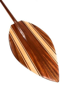 Tikimaster Alii Design Koa Canoe Paddle 60 in Yellow