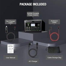 2400W Portable Power Station 1843.2Wh Solar Generator for Home Use