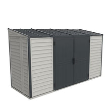 Duramax SideMate Plus Pro 10x4 Vinyl Outdoor Storage Shed with Double Doors