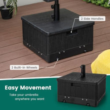 OROTLECT 21 Lb. Free Standing Umbrella Base with Wheels