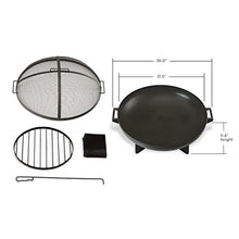 Lakeview Restview 36-Inch Wood Burning Fire Pit - Gray - SC-958-GRY