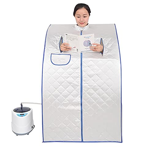 Steam Generator 2-Liter Portable Home Sauna 9-Speed Adjustable Remote Control Foldable Sauna Tent