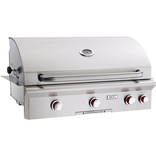 American Outdoor Grill 36NBT 36" T Series Built-In Natural Gas Grill with 648 sq. in. Grilling Surface 50000 BTU Total Main Burner Output 12000 BTU Back Burner Rotisserie Warming Ra