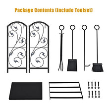 WXPWAMZ Outdoor Fireplace Firewood Rack Steel Fire Wood Racks with 4 Hooks, Double Layer Log Stacker Stand for Outdoor Indoor Chimney/Lumber Store/Backyard