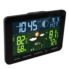 Intelligent Alarm Clock Creative Indoor Outdoor Temperature Humidity Moon Phase Weather Forecast