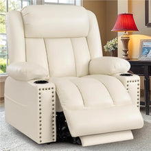 UOPYNE Triple Motor Power Lift Recliner with Massage, Heat & Lay Flat