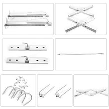 JYXYXSCP Automatic Grill Kit, Stainless Steel Grill, Pork Roast Rack, for Picnic Camping (45.5x29.5 Inch)