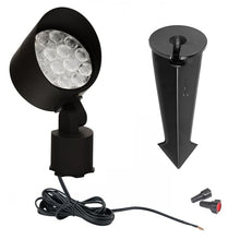 WAC Lighting LED Colorscaping Smart App Controllable Landscape Lighting with RGBWW Color Changing and Tunable White Power Accent 14W Light in Black