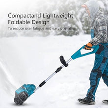 Electric Snow Shovel with Retractable Pole and Adjustable Handle, 12.5 Inch Brushless Snow Blower, Handheld Snow Thrower, Ideal for Driveway and Snow Removal(One Batteries)
