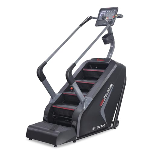 Sunny Health & Fitness Premium High-Intensity Stepper Stair Climber Black