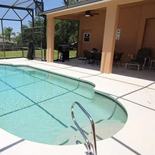 BSNANCA Pool Handrails Swimming Pool Safety Hand Rail, Stair Pool Hand Rail Rated 250Lbs Load Capacity, Pool Handrail with Blue Grip Cover, Screws/22 * 30 inch ()