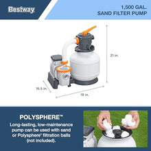 Bestway Power Steel 24’ x 12' x 52” Above Ground Pool w/Sand Pump, 2 Pack