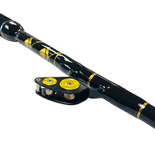 EAT MY TACKLE 30 Wide 2 Speed Fishing Reels on 30-50 Pound Tournament Rods Gold (2 Pack)