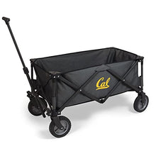 PICNIC TIME NCAA Cal Bears Adventure Wagon Folding Wagon - Wagon Cart - Sport Utility Wagon - Beach Wagon Collapsible, (Dark Gray)