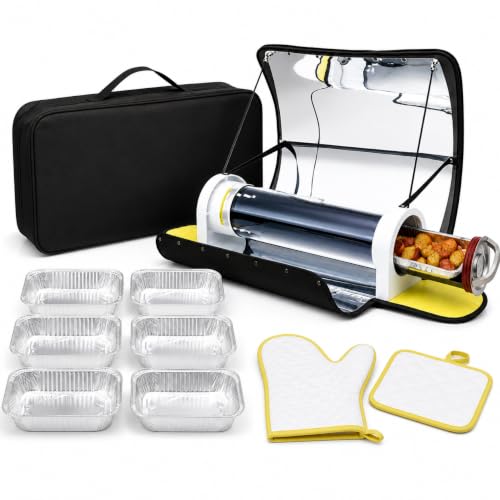 Solar Stove Portable Solar Cooker, 4.5L Large Capacity Camping Oven