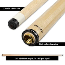 Spartan Billiards Pool Cue Stick - Crimson Stained Handle - Multi