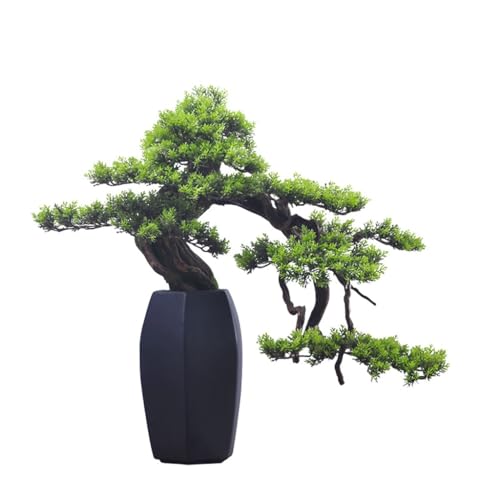 QWERAXZG Hotel Supplies Living Room Home Decoration Green Plant Bonsai Fake Tree Soft Outfit