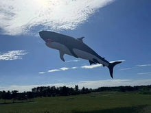 TiffySkyKite Giant 60 Ft Soft Inflatable Shark Kite Black