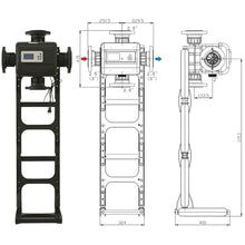 Automatic 48t/h Flow Water Filter Valve LCD Display Custom Mount Sand For Swimming Pools 220V