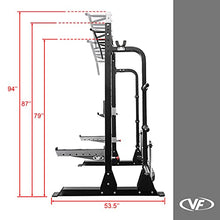 Valor Fitness Half Rack Squat Machine Black