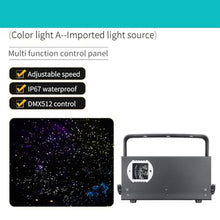 XIVUIFOI Garden Lights,Dynamic Breathing Firefly Projector Lamp,Christmas Garden Light Projector w/Control Panel,Firefly Lighting Projector,Adjustable Speed Star Lights (Colorful_25w)