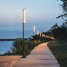 XMKJC Bollard Light, Stainless Steel Outdoor Post Light, LED Pathway Lamp for Landscape Lighting, IP65 Waterproof Garden Bollard Lamp for Yard Walkway Courtyard Residential Use(Large)