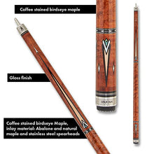 Spartan Billiards Pool Cue Stick - Coffee Stained