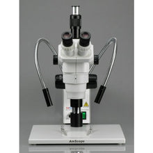 AmScope Digital Trinocular Stereo Zoom Microscope 2X-225X White