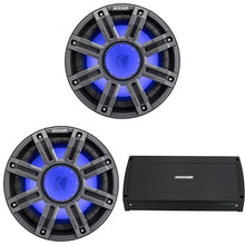 KICKER 10-Inch Premium Marine Subwoofer & 48KXMA8008 Marine Amp Bundle