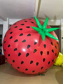 Air-Ads Supplies Giant Inflatable Flying Strawberry Balloon 11.5ft Red