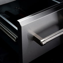 SPIRE Vertical Built-in Double Drawers, Stainless Steel, Universal Mount