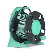 Portable Hose Reel, Garden Hose Reel Truck, Irrigation Water Pipe Truck Tool, Outdoor Yard Wash Truck (Blue 32.5m)