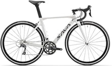 SAVADECK Carbon Road Bike with Shimano SORA R3000 18 Speed Derailleur System White