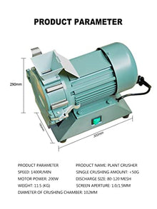 Grain Grinder Crusher Plant Sample Crushing Grain Herbal Soil Milling Machine