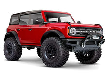 Traxxas TRX-4 Scale Trail Crawler 2021 Ford Bronco Red Silver-Anodized