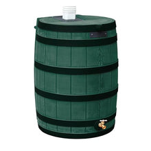 Good Ideas Rain Wizard 50 Gallon Water Storage Barrel 3 Pack Green, Khaki, Oak, Terra Cotta