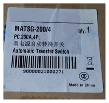 Arionyx MATSG-200/4 Dual Power Supply Automatic Transfer Switch 4P 200A