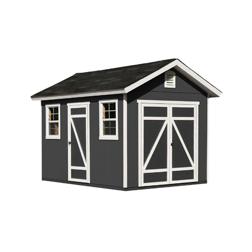 ShedMaster Expanse 8x12 Do-It-Yourself Wooden Storage Shed with Floor Kit - Does not Include Paint or Roofing Shingles