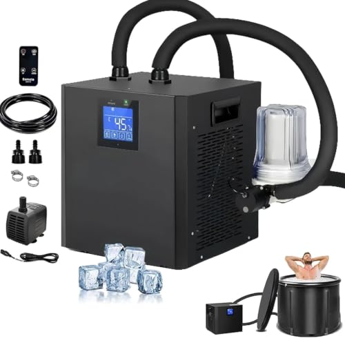 QIANG Ice Bath Water Chiller, 1/3 H P Water Chiller for Cold Plunge Tubs
